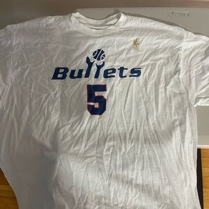 Juwan Howard Washington Bullets Fab 5 Jersey T shirt XL